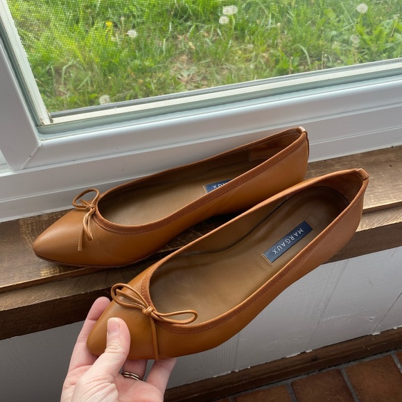 Margaux Shoes - Margaux Pointed Toe Flats 37.5W